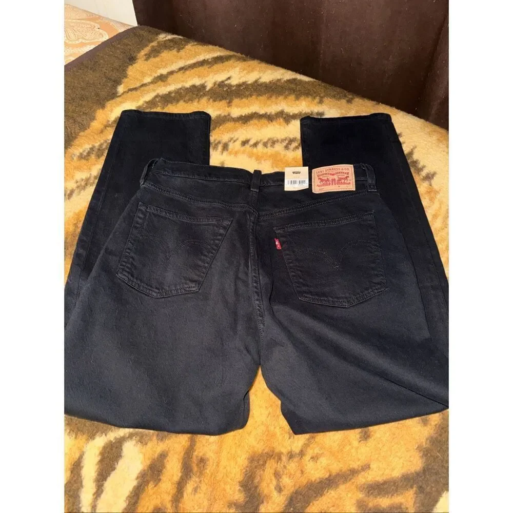 NWT Levi’s 501 original black denim jeans size 29/28